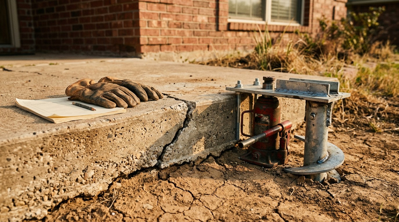 Concrete Slab Foundation Repair Cost in Texas